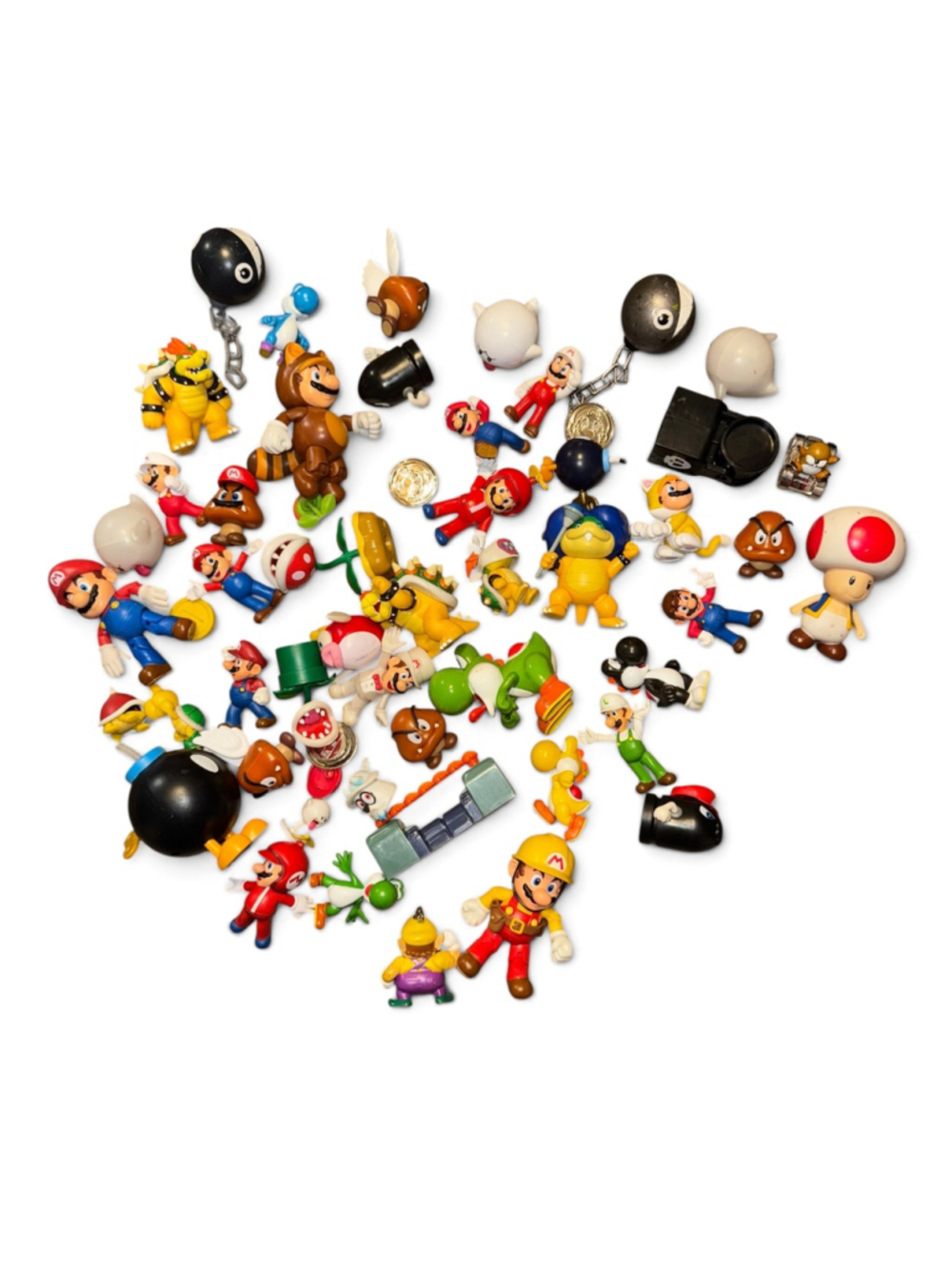 Rare Jakks Pacific Nintendo Super Mario Action Figure Collection Lot Bundle 55pc
